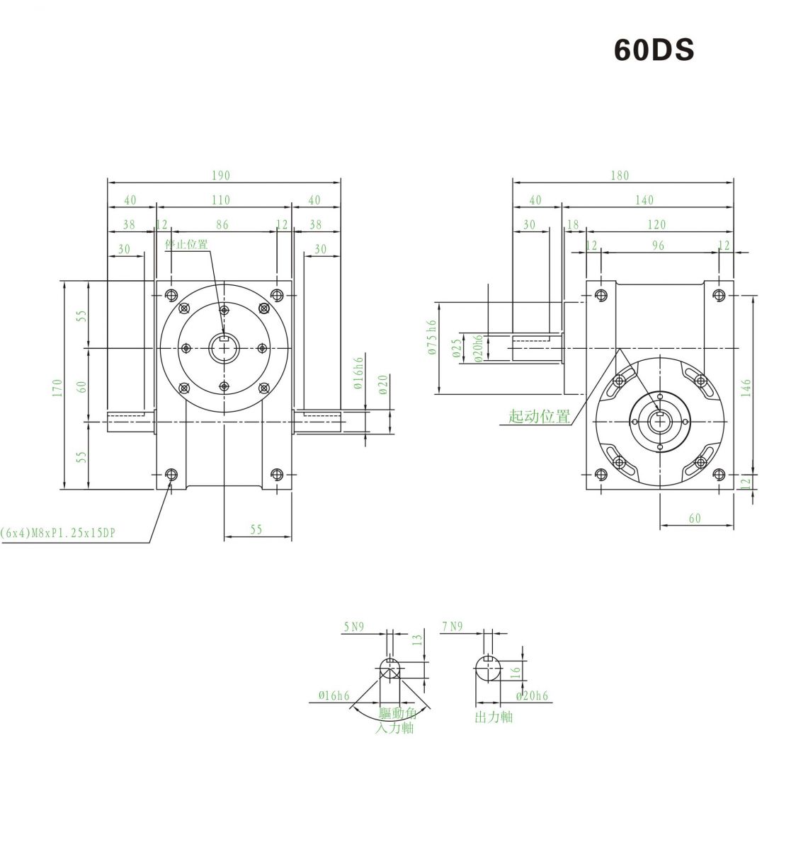 60DSͷָߴͼ